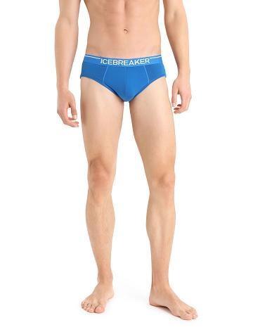 Lazurite Icebreaker Merino Anatomica Briefs Men's Underwear | AU 1296ZUTG